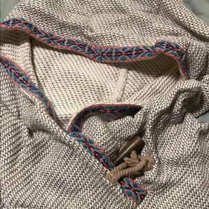 Tribal Print Hooded Sweater